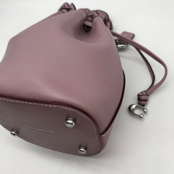 Coach Light Purple Leather Camila Convertible Bucket Bag CJ885 - Picture 6 of 12